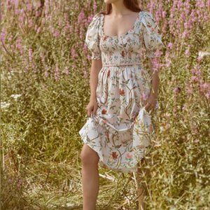 Hill House Louisa Dress Floral Artists Collection